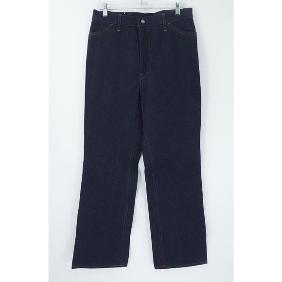 Vintage Levi's Jeans Womens 16 Blue For Me High Rise Straight USA Orange Tab 80s - Picture 1 of 15